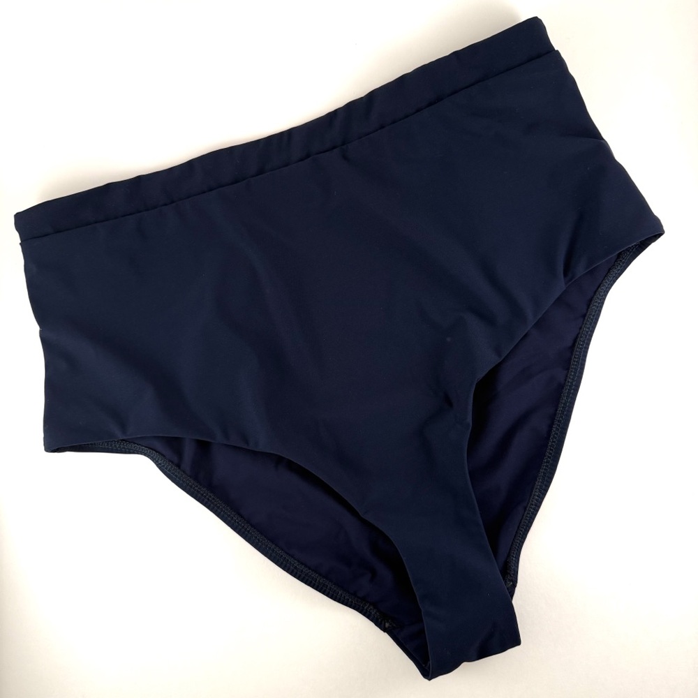 NWT Bondi Born Tatiana High Waist Bikini Bottom — Marine (Dark Blue)